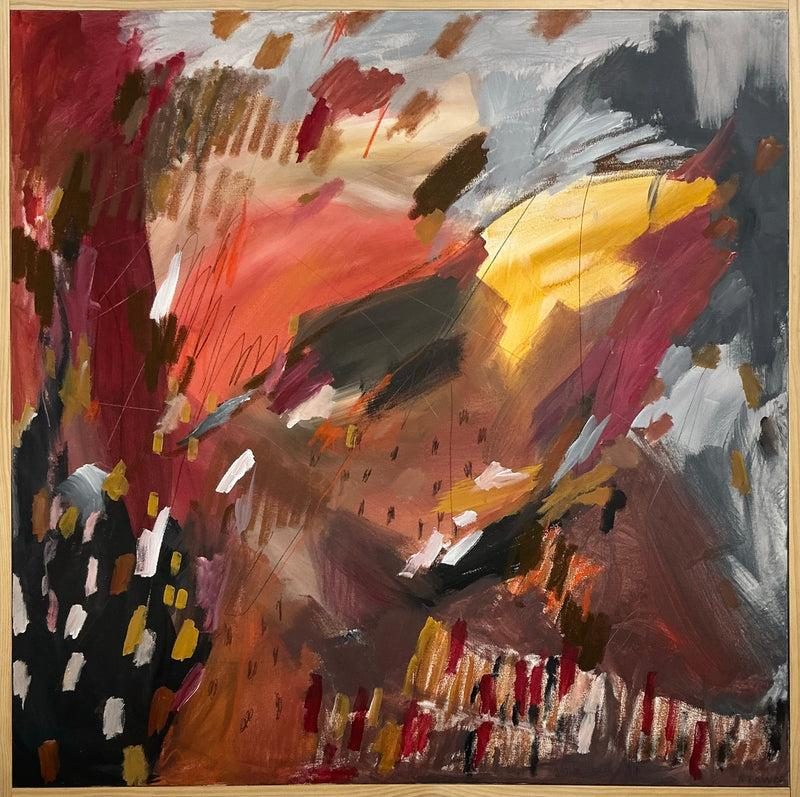 Cinnamon, Mixed Media Painting