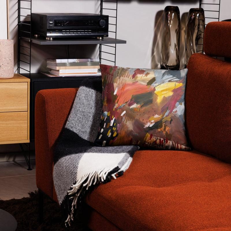 Cinnamon Pillow, Fiber — Throw Pillow