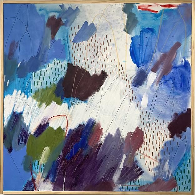 Neither Here Nor There, Mixed Media Painting